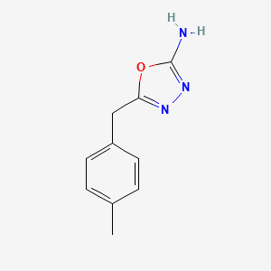molecular formula C10H11N3O B1521697 5-(4-Methylbenzyl)-1,3,4-oxadiazol-2-amine CAS No. 1094423-79-6