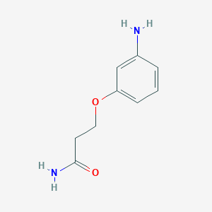 B1521698 3-(3-Aminophenoxy)propanamide CAS No. 1094322-85-6