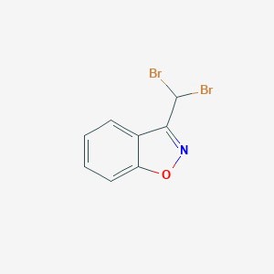 molecular formula C8H5Br2NO B015217 3-(Dibromomethyl)-1,2-benzisoxazole CAS No. 867040-02-6