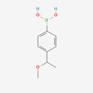 [4-(1-Methoxyethyl)phenyl]boronic acid