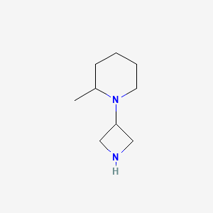molecular formula C9H18N2 B1521718 1-(氮杂环-3-基)-2-甲基哌啶 CAS No. 959239-81-7