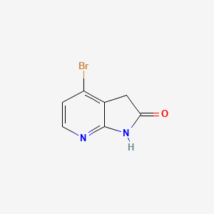 molecular formula C7H5BrN2O B1521724 4-Bromo-1H-pyrrolo[2,3-b]pyridin-2(3H)-one CAS No. 1086064-49-4