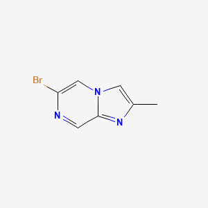 molecular formula C7H6BrN3 B1521726 6-Bromo-2-methylimidazo[1,2-a]pyrazine CAS No. 1159811-97-8
