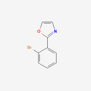 molecular formula C9H6BrNO B1521729 2-(2-Bromophenyl)oxazole CAS No. 92346-48-0