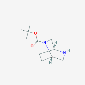 molecular formula C11H20N2O2 B1521731 (1S,4S)-tert-Butyl 2,5-diazabicyclo[2.2.2]octane-2-carboxylate CAS No. 944238-89-5