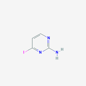 molecular formula C4H4IN3 B1521732 2-氨基-4-碘嘧啶 CAS No. 815610-16-3