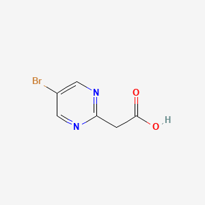 molecular formula C6H5BrN2O2 B1521737 (5-Bromopyrimidin-2-yl)acetic acid CAS No. 1134327-93-7
