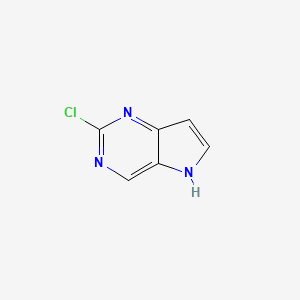 molecular formula C6H4ClN3 B1521739 2-Chloro-5H-pyrrolo[3,2-d]pyrimidine CAS No. 1119280-66-8