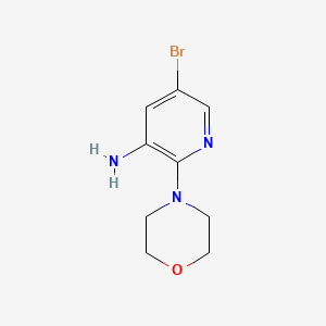 5-Bromo-2-morpholinopyridin-3-amine