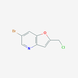 6-Bromo-2-(chloromethyl)furo[3,2-b]pyridine
