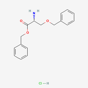 molecular formula C17H20ClNO3 B1521755 o-Benzyl-d-serine benzyl ester hcl CAS No. 1279028-21-5