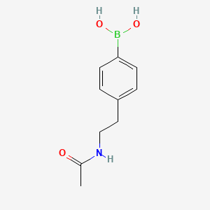 molecular formula C10H14BNO3 B1521756 (4-(2-Acetamidoethyl)phenyl)boronic acid CAS No. 874459-75-3