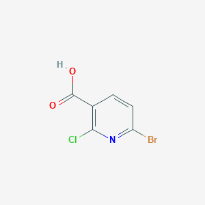 molecular formula C6H3BrClNO2 B1521761 6-Bromo-2-chloronicotinic acid CAS No. 1060815-67-9