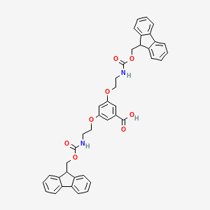 molecular formula C41H36N2O8 B1521771 3,5-Bis[2-(Fmoc-amino)ethoxy]benzoic acid CAS No. 1185295-67-3