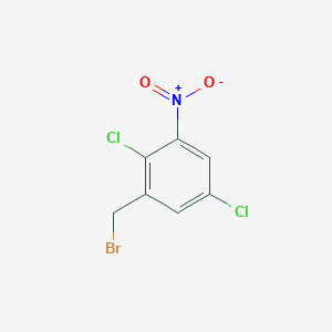 molecular formula C7H4BrCl2NO2 B1521773 1-(Bromomethyl)-2,5-dichloro-3-nitrobenzene CAS No. 1009349-32-9