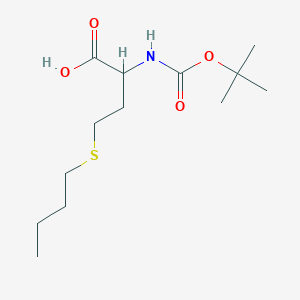 molecular formula C13H25NO4S B1521785 Boc-DL-丁硫胺 CAS No. 1396969-20-2