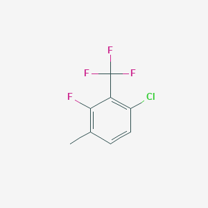 molecular formula C8H5ClF4 B1521802 6-Chloro-2-fluoro-3-methylbenzotrifluoride CAS No. 1099597-48-4