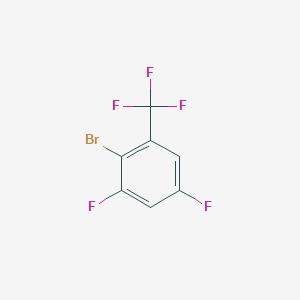 molecular formula C7H2BrF5 B1521810 2-溴-3,5-二氟苯三氟化物 CAS No. 1099597-86-0