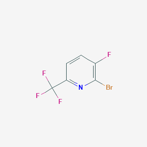 molecular formula C6H2BrF4N B1521813 2-Bromo-3-fluoro-6-(trifluoromethyl)pyridine CAS No. 1159512-38-5