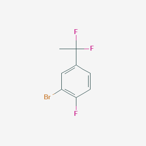 2-Bromo-4-(1,1-difluoroethyl)-1-fluorobenzene
