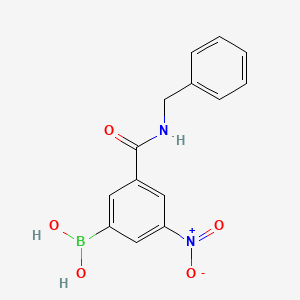 3-(Benzylcarbamoyl)-5-nitrophenylboronic acid