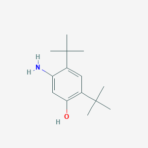 molecular formula C14H23NO B1521839 5-氨基-2,4-二叔丁基苯酚 CAS No. 873055-58-4