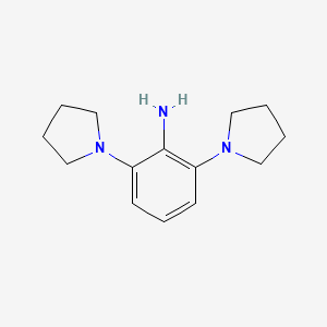 molecular formula C14H21N3 B1521847 2,6-Bis(pyrrolidin-1-yl)aniline CAS No. 1172626-83-3