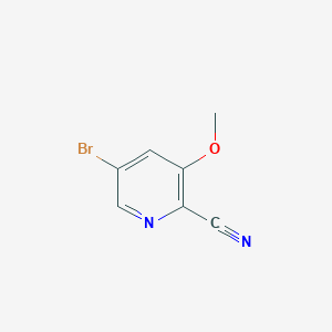 molecular formula C7H5BrN2O B1521851 5-Bromo-3-methoxypicolinonitrile CAS No. 36057-46-2