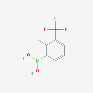 molecular formula C8H8BF3O2 B1521852 2-Methyl-3-(trifluoromethyl)phenylboronic acid CAS No. 947533-86-0