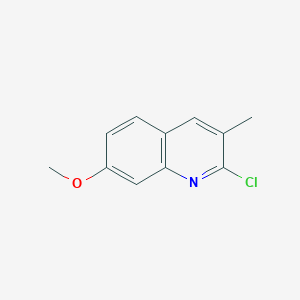 molecular formula C11H10ClNO B152186 2-氯-7-甲氧基-3-甲基喹啉 CAS No. 132118-45-7