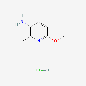 molecular formula C7H11ClN2O B1521865 3-氨基-6-甲氧基-2-吡啶盐酸盐 CAS No. 320577-63-7