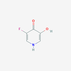 molecular formula C5H4FNO2 B1521868 3-Fluoro-5-hydroxy-1,4-dihydropyridin-4-one CAS No. 1184172-13-1