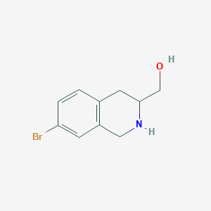 (7-Bromo-1,2,3,4-tetrahydroisoquinolin-3-yl)methanol