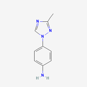 4-(3-Methyl-1H-1,2,4-triazol-1-yl)aniline