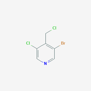 molecular formula C6H4BrCl2N B1521879 3-bromo-5-chloro-4-(chloromethyl)pyridine CAS No. 1064678-67-6
