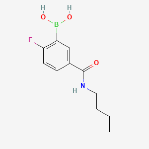 (5-(Butylcarbamoyl)-2-fluorophenyl)boronic acid