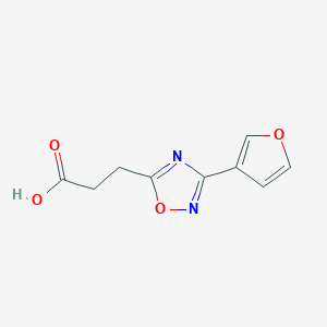 3-[3-(Furan-3-yl)-1,2,4-oxadiazol-5-yl]propanoic acid
