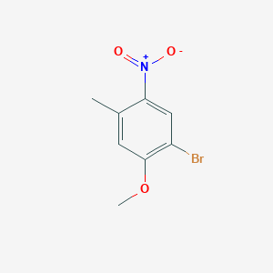 molecular formula C8H8BrNO3 B1521893 1-Bromo-2-methoxy-4-methyl-5-nitrobenzene CAS No. 861076-28-0