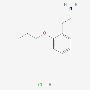 [2-(2-Propoxyphenyl)ethyl]amine hydrochloride