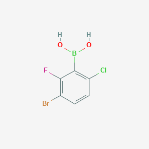 3-Bromo-6-chloro-2-fluorophenylboronic acid