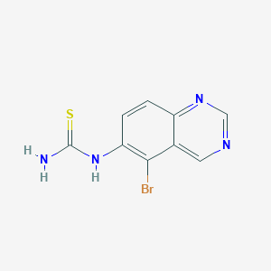 molecular formula C9H7BrN4S B1521914 5-Bromoquinazolin-6-ylthiourea CAS No. 1206679-19-7