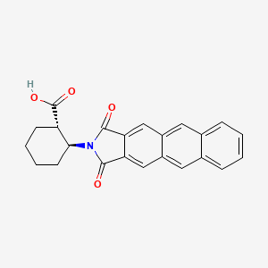 molecular formula C23H19NO4 B1521924 (1S,2S)-2-(Anthracene-2,3-dicarboximido)cyclohexanecarboxylic Acid CAS No. 446044-45-7