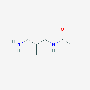 molecular formula C6H14N2O B1521925 N-Acetyl-2-methyl-1,3-propanediamine CAS No. 1339138-20-3