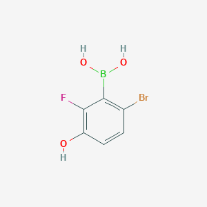 molecular formula C6H5BBrFO3 B1521929 6-bromo-2-fluoro-3-hydroxyphenylboronic acid CAS No. 1309980-99-1