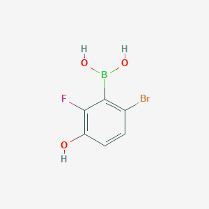 molecular formula C6H5BBrFO3 B1521929 (6-Bromo-2-fluoro-3-hydroxyphenyl)boronic acid CAS No. 1309980-99-1