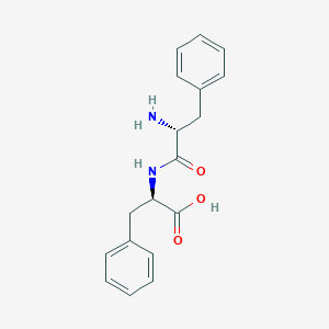 molecular formula C18H20N2O3 B152194 (R)-2-((R)-2-Amino-3-phenylpropanamido)-3-phenylpropanoic acid CAS No. 58607-69-5