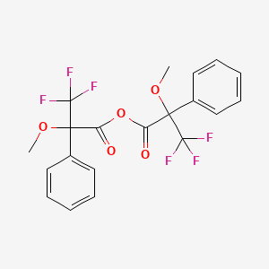 molecular formula C20H16F6O5 B1521943 (+)-alpha-Methoxy-alpha-(trifluoromethyl)phenylacetic Anhydride CAS No. 85541-57-7