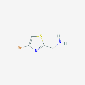 molecular formula C4H5BrN2S B1521944 (4-Bromothiazol-2-YL)methanamine CAS No. 697299-86-8
