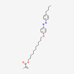 molecular formula C31H44N2O3 B1521945 11-[4-(4-Butylphenylazo)phenoxy]undecyl Methacrylate CAS No. 428515-74-6