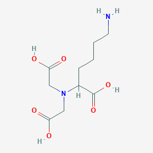 molecular formula C10H18N2O6 B152195 N-(5-Amino-1-carboxypentyl)iminodiacetic acid CAS No. 129179-17-5